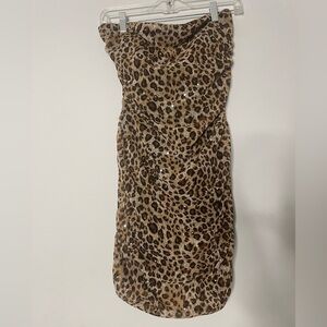 Taboo Animal Print Sequin Dress